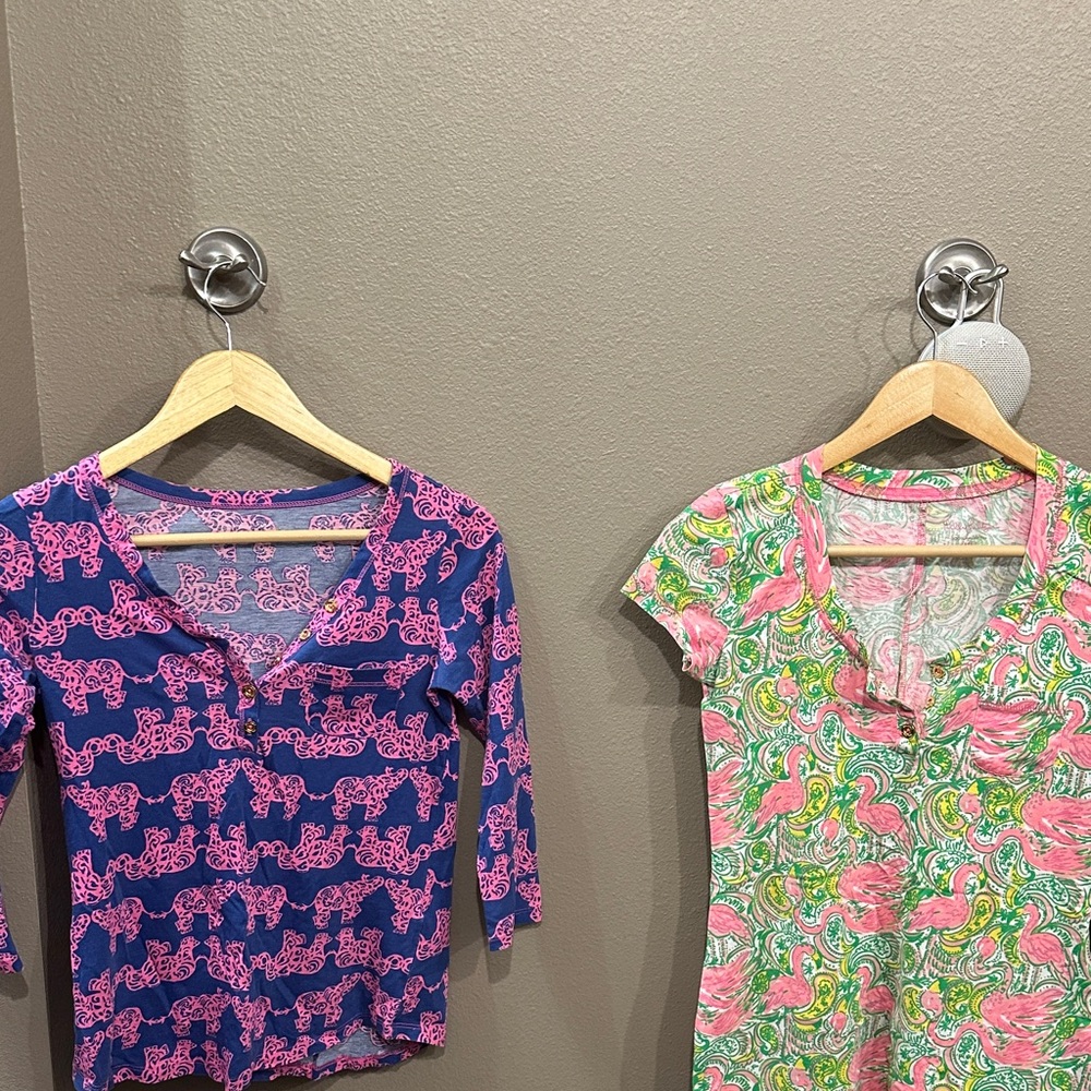 Lilly Pulitzer Pink and blue, Green (dress shirt) 2 for 1 price